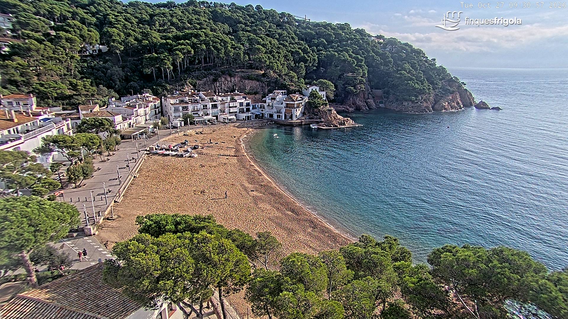 Webcam de Tamariu playa