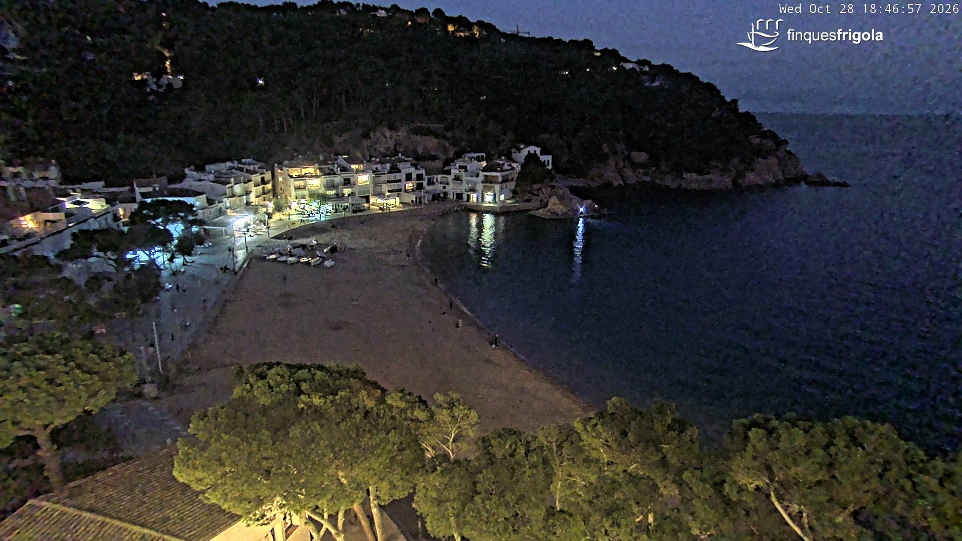 Webcam de Tamariu playa