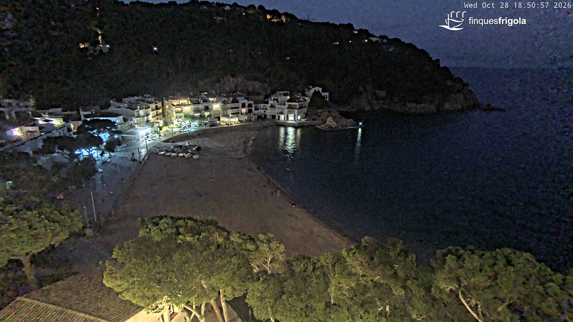 Webcam de Tamariu playa