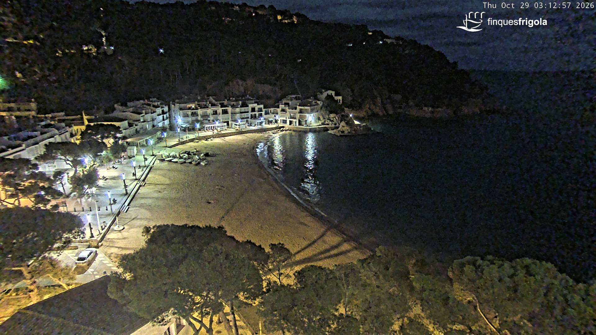 Webcam de Tamariu playa