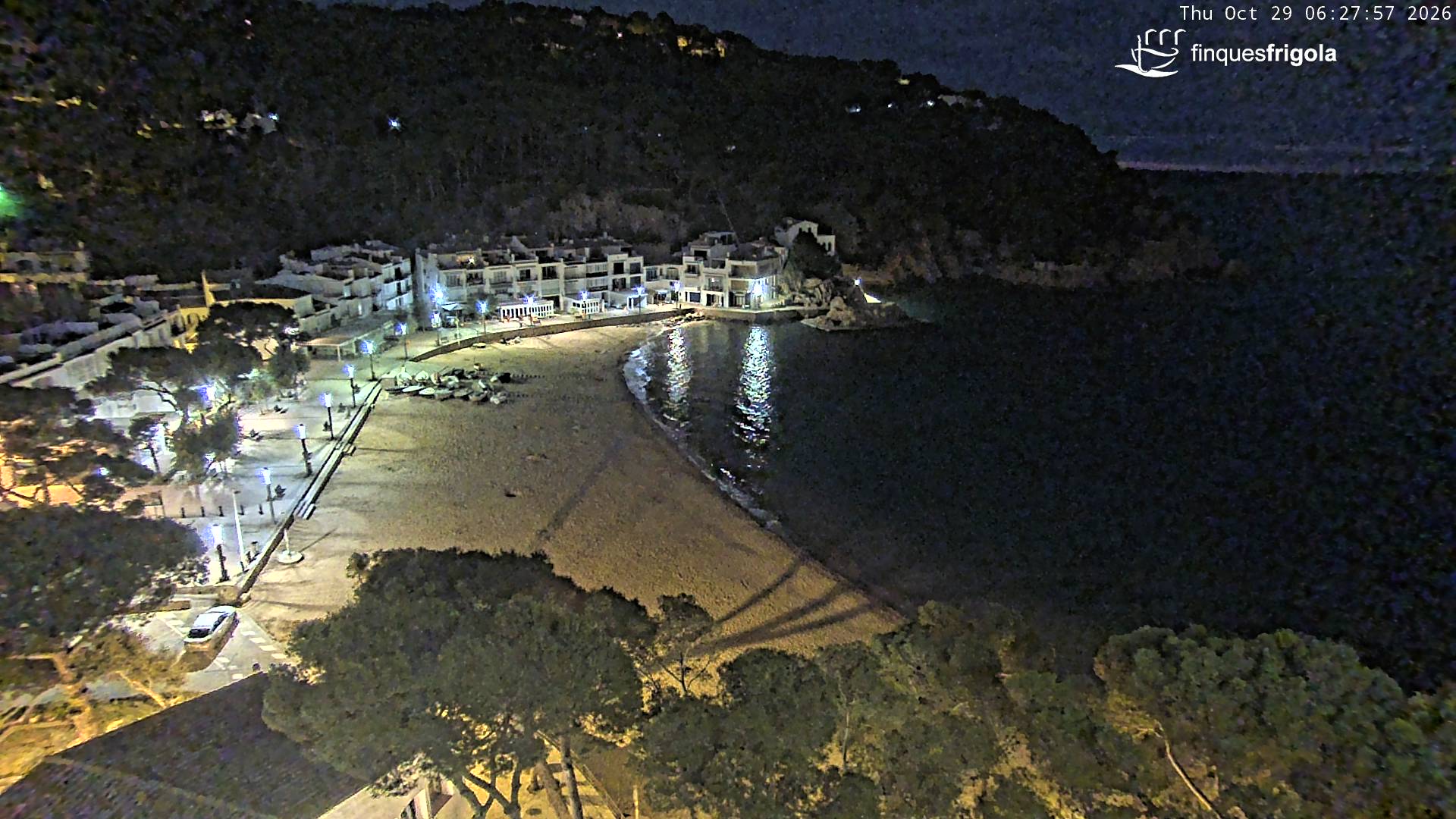 Webcam de Tamariu playa