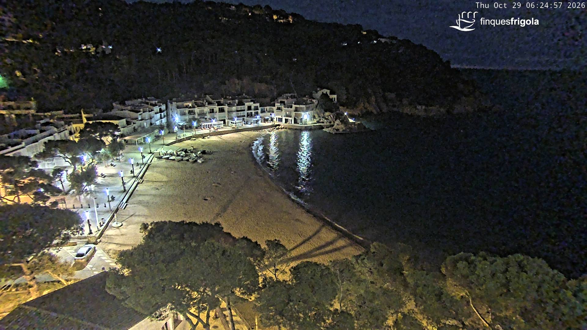 Webcam de Tamariu playa