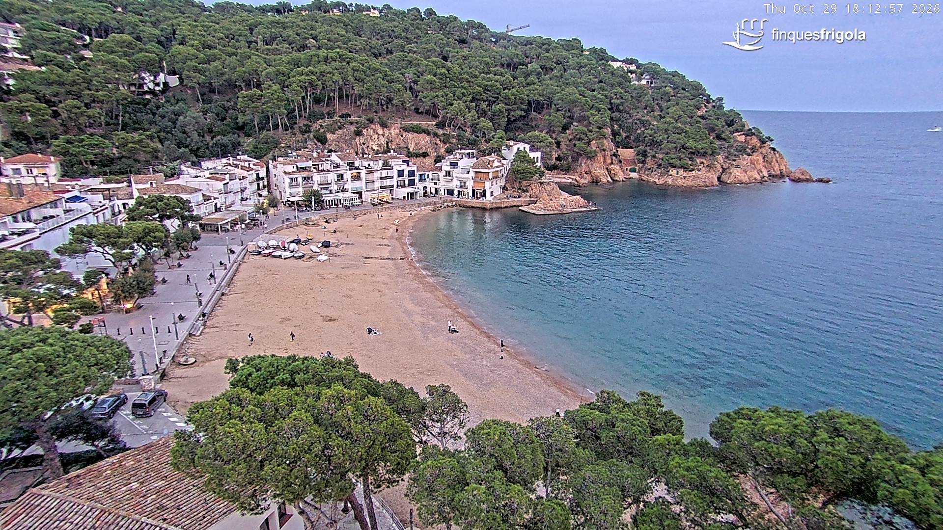 Webcam de Tamariu playa