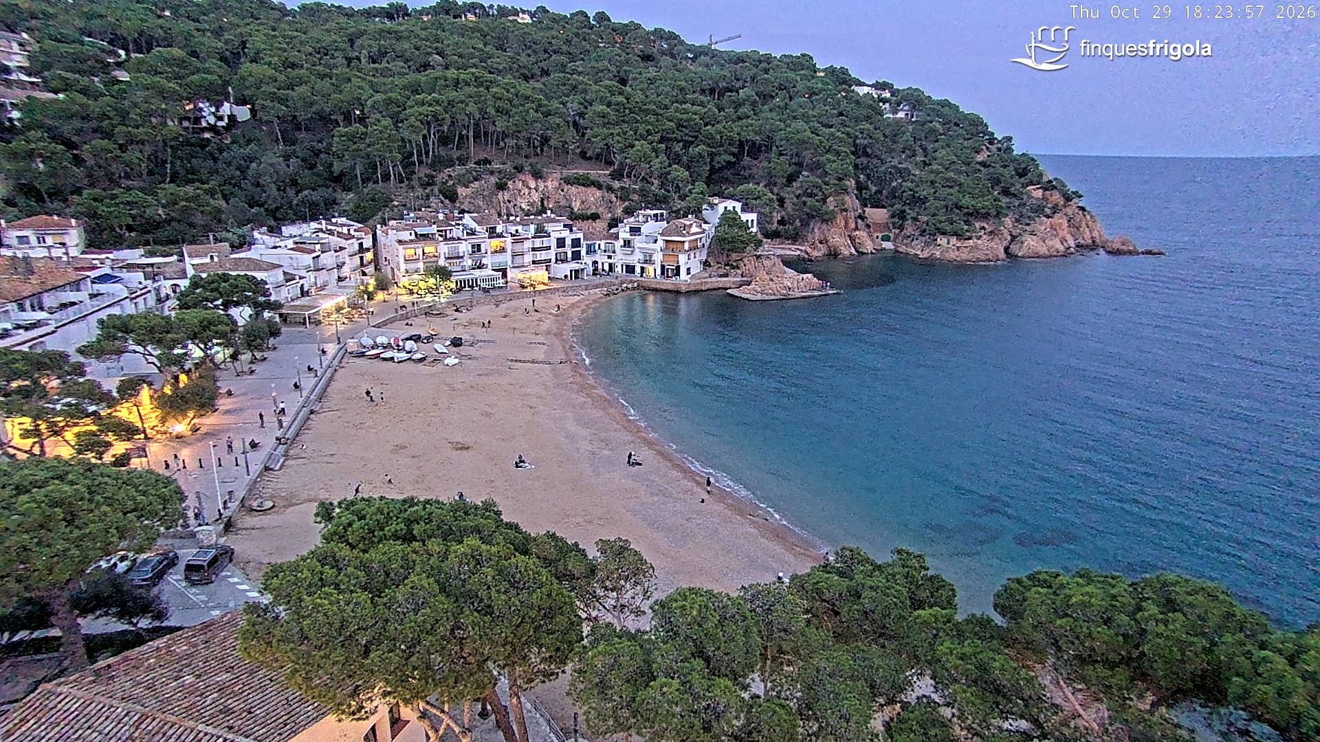 Webcam de Tamariu playa