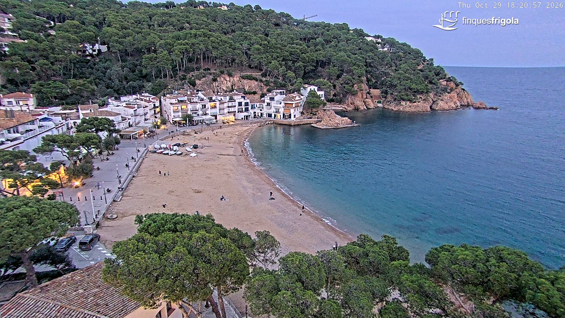 Webcam de Tamariu playa