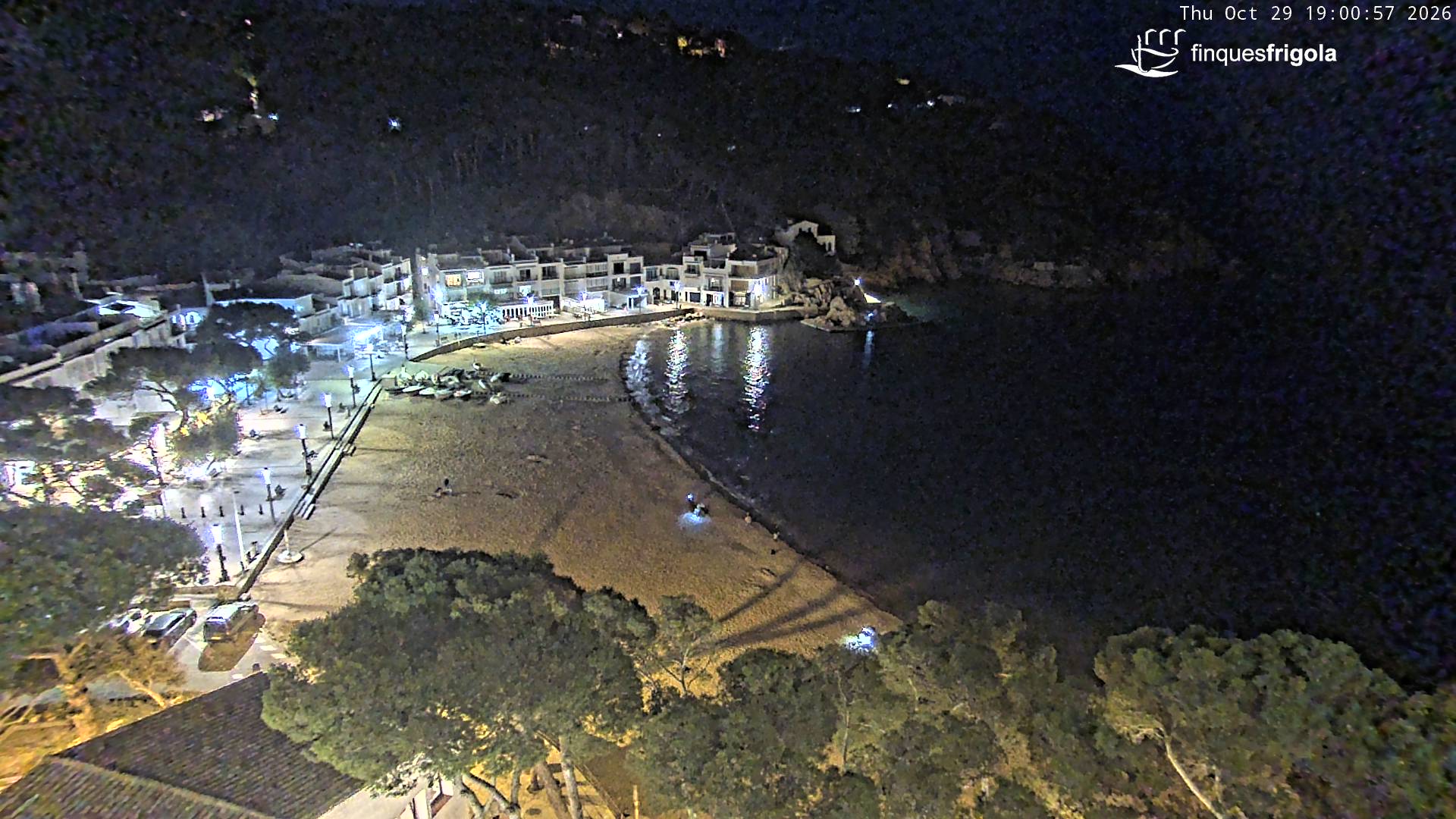 Webcam de Tamariu playa