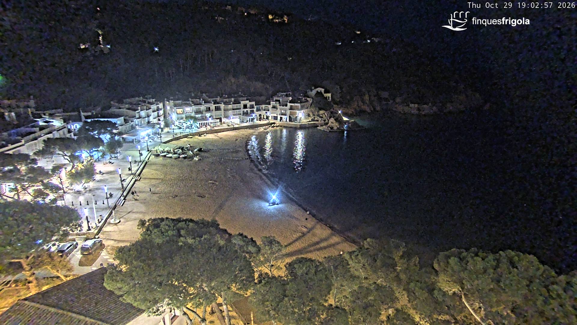 Webcam de Tamariu playa