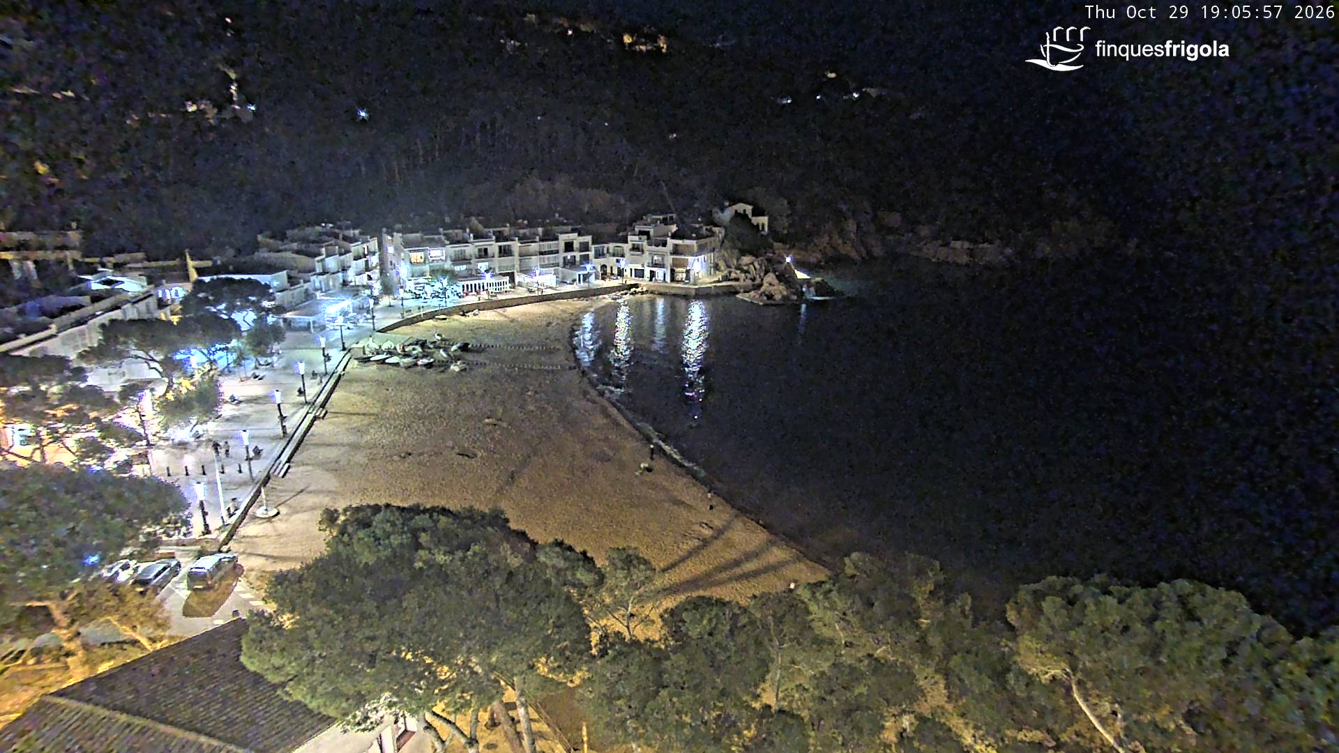 Webcam de Tamariu playa