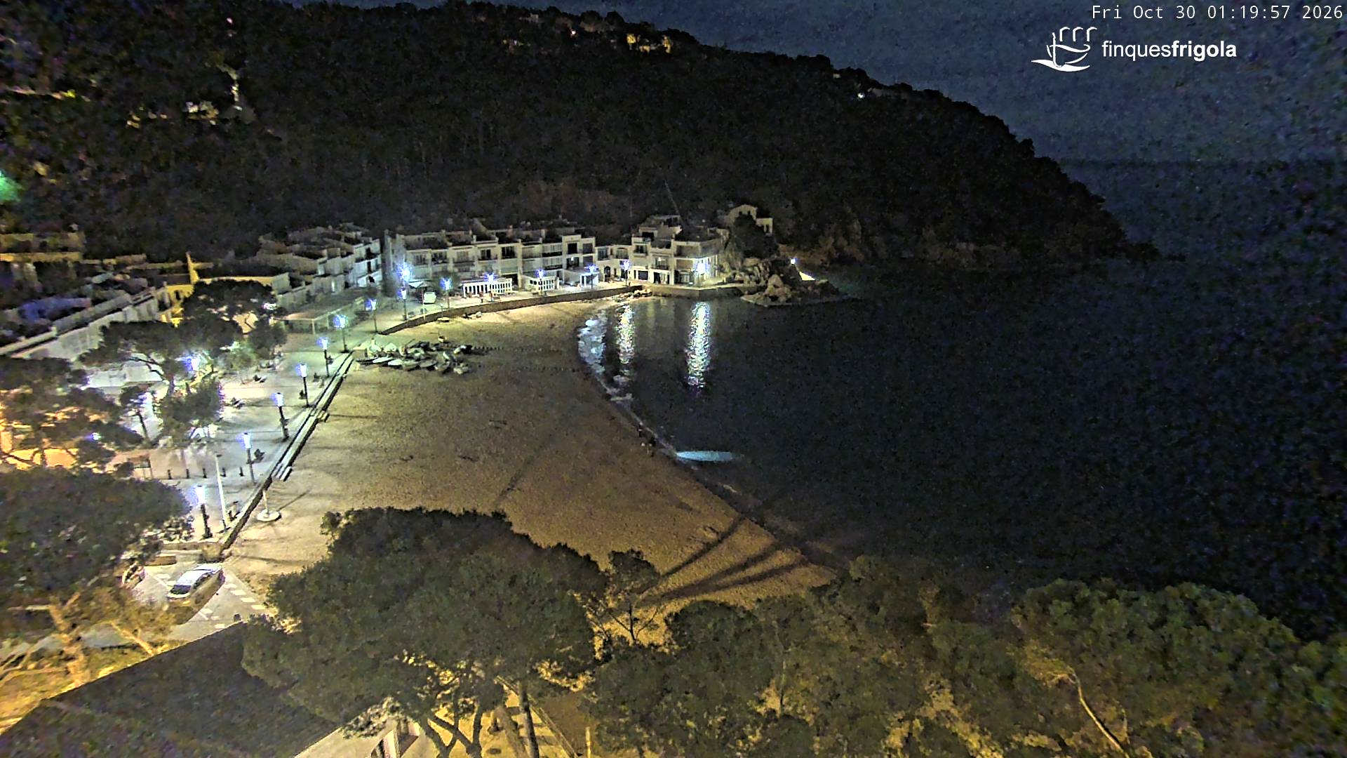Webcam de Tamariu playa