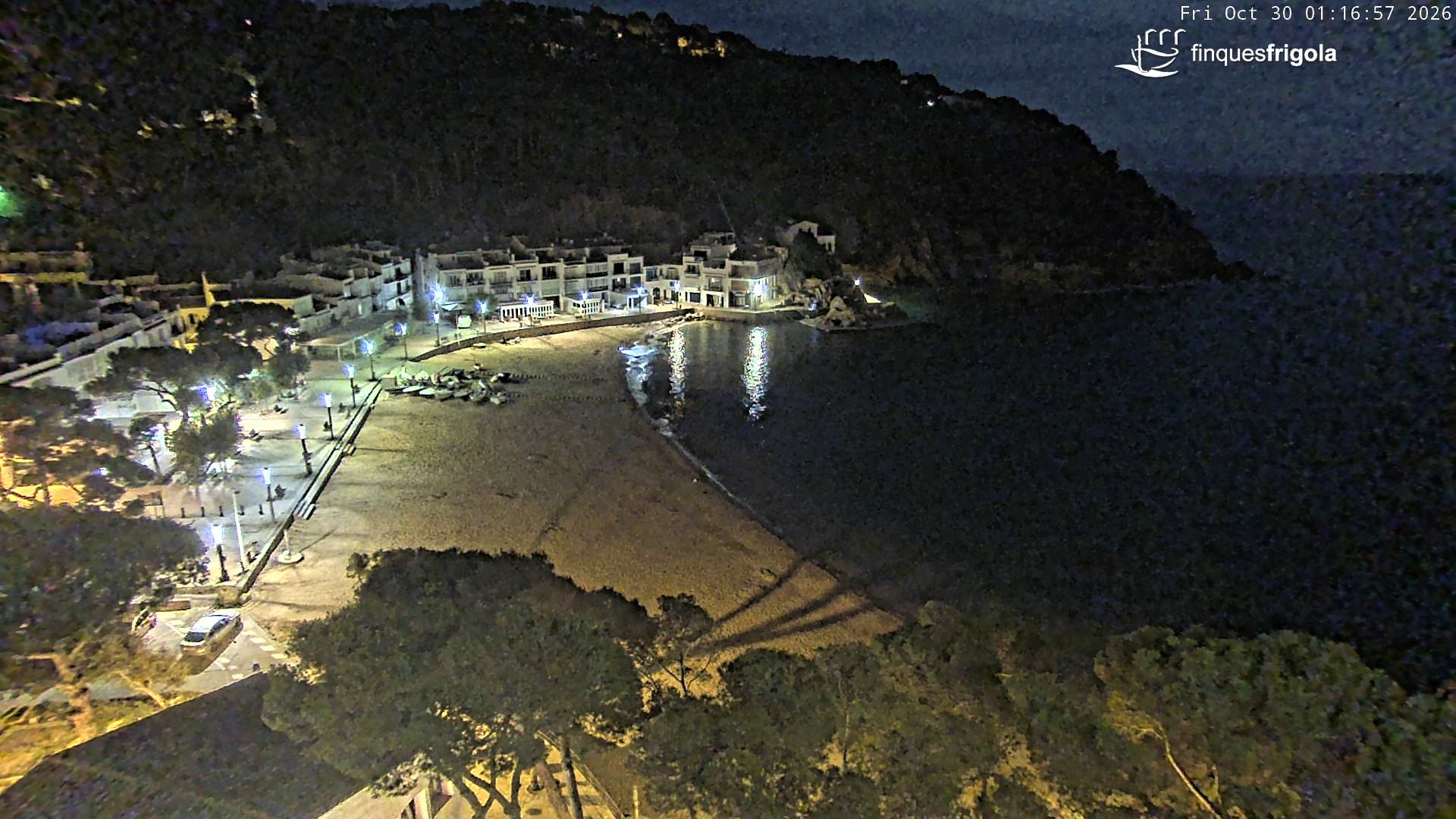 Webcam de Tamariu playa
