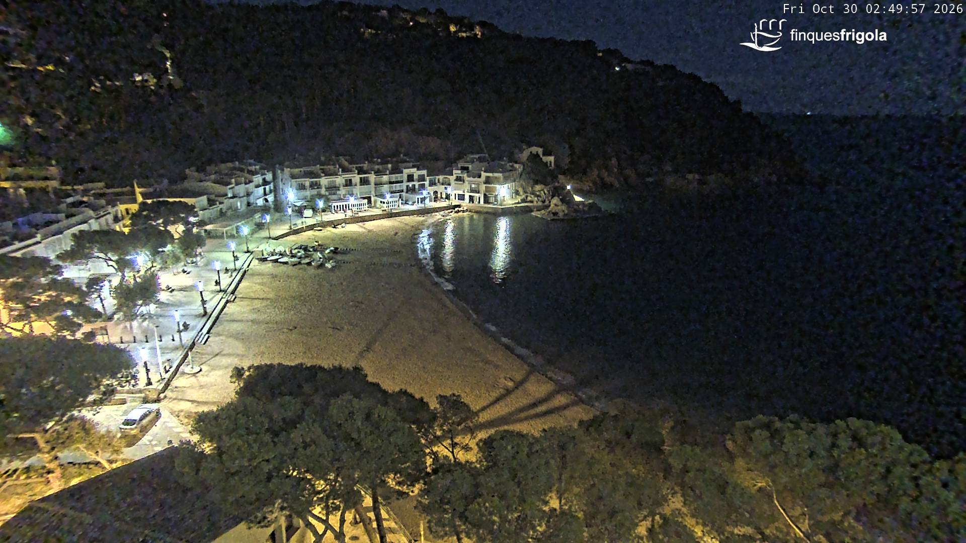 Webcam de Tamariu playa