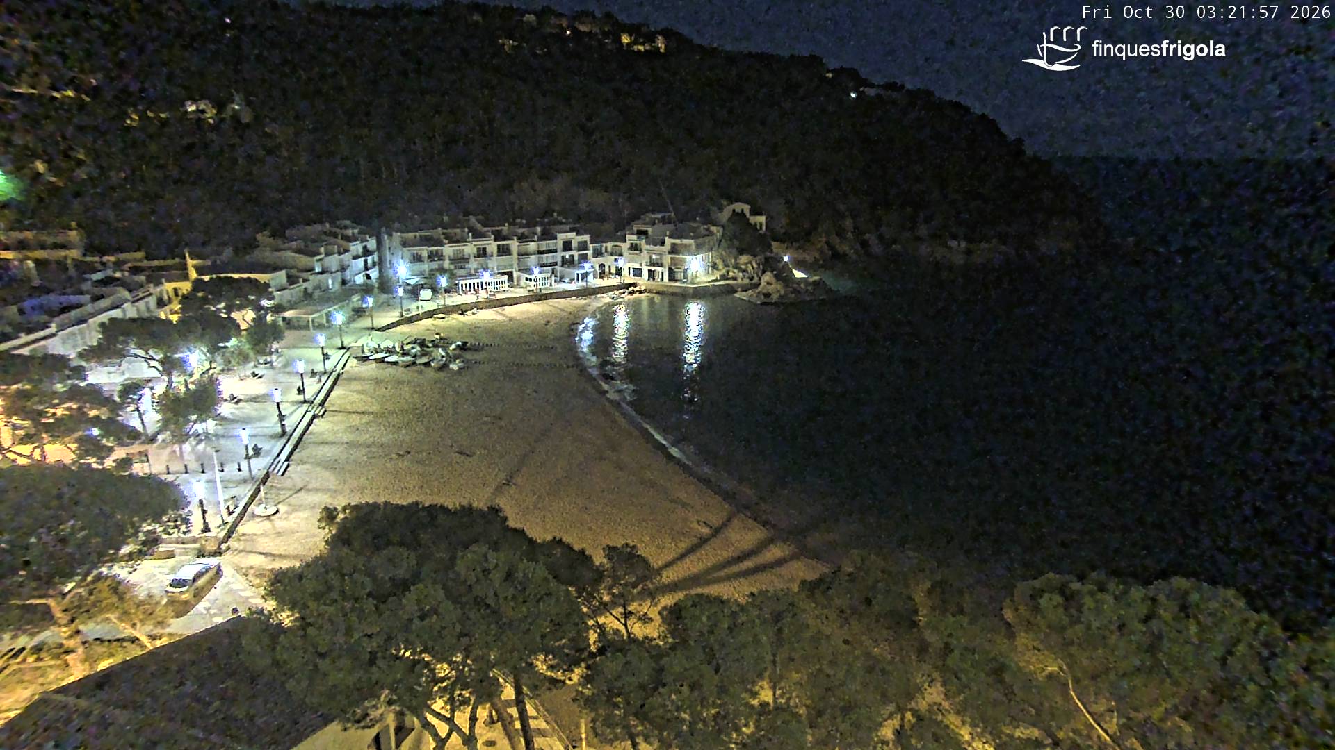 Webcam de Tamariu playa