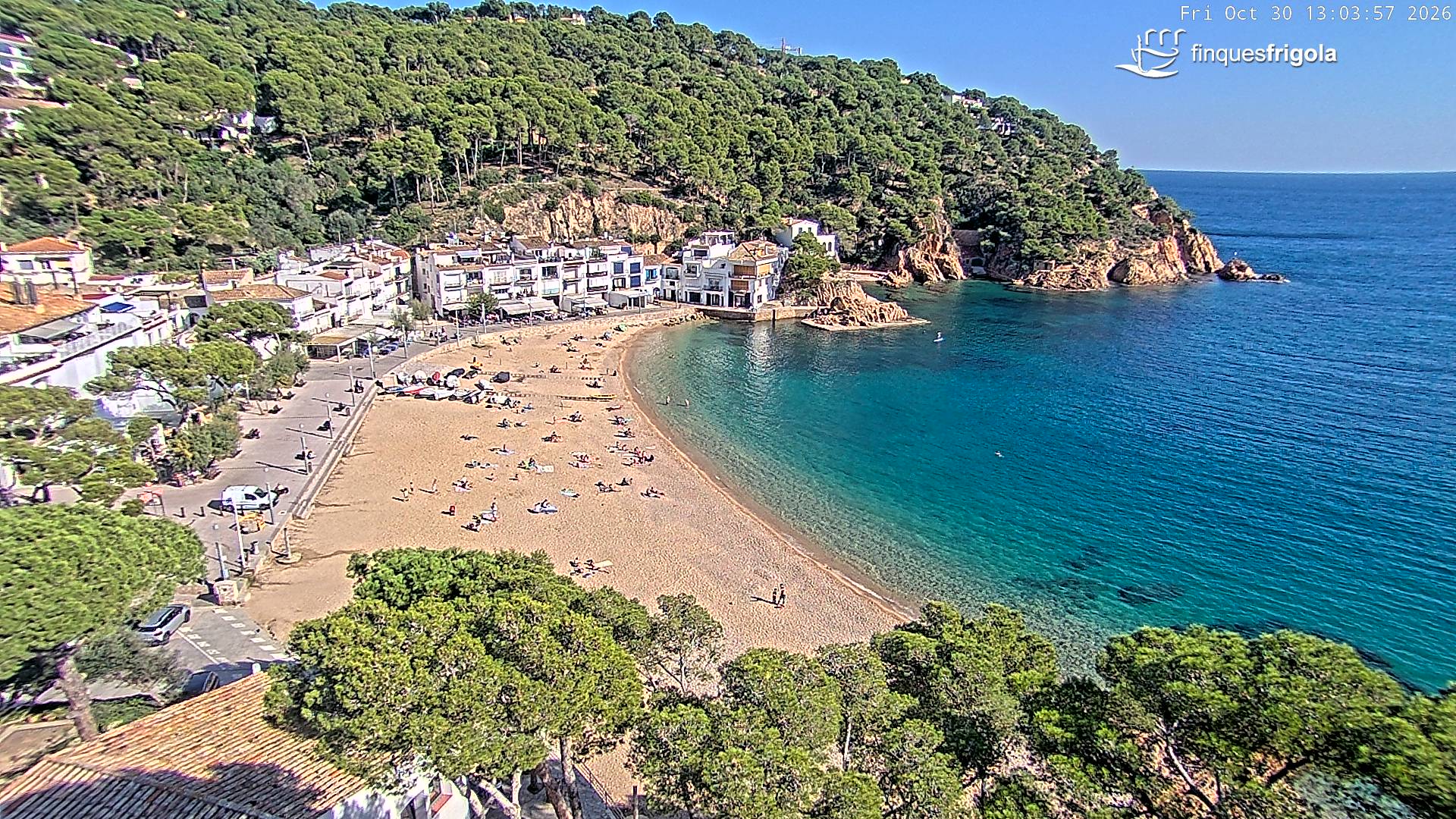 Webcam de Tamariu playa