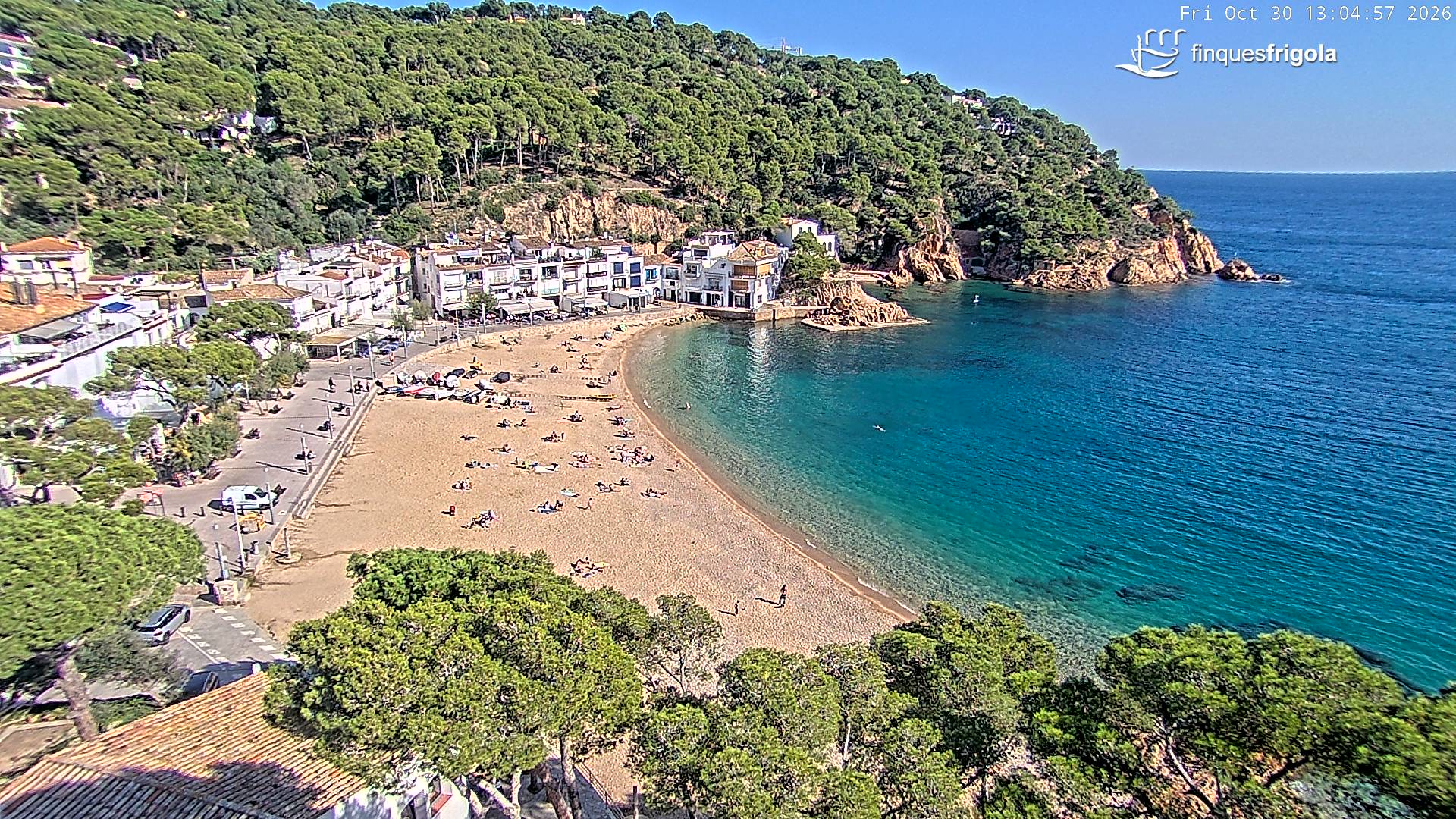 Webcam de Tamariu playa